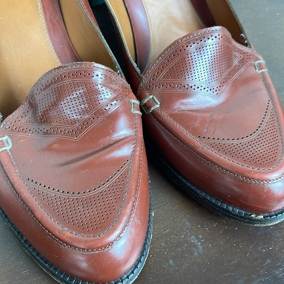 Fendi Austen Spazzolato Loafer Heels Bi Color Career Art To Wear Sz 40.5 - Picture 5 of 16